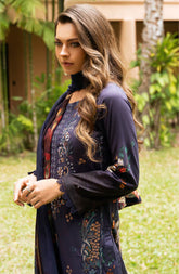 Y-1103 | 3Pc Unstitched Suit Embroidered Lawn Vol-11 Riwayat By Ramsha